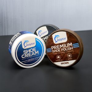 Premium Shoe Polish - BLACK + Premium Shoe Polish - BROWN + Shoe Cream with Carnauba Wax - NEUTRAL