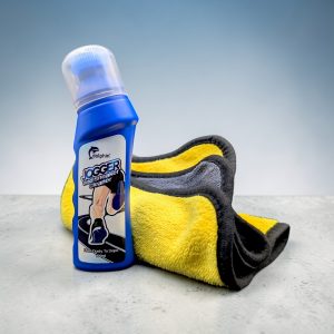 Jogger & Sneaker Cleaner with Silicon Brush Applicator - 100ml + Microfiber Cloth